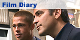 Brad Pitt and George Clooney star in Ocean's Twelve, opening in 2005
